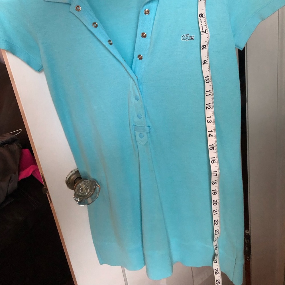 Lacoste Women Short Sleeve Polo Size 34